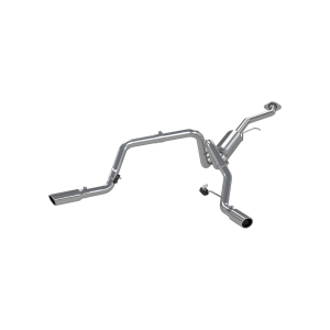 MBRP T409 Stainless Steel 2.5" Cat Back Dual Split Side for 2003-2007 Chevrolet/GMC 1500 Silverado/ Sierra 4.8/ 5.3L EC/ CC-SB ('07 Classic Only) - S5018409