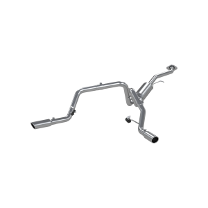 MBRP Aluminized Steel 2.5" Cat Back Dual Split Side for 2003-2007 Chevrolet/GMC 1500 Silverado/ Sierra 4.8/ 5.3L EC/ CC-SB ('07 Classic Only) - S5018AL