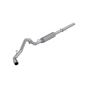 MBRP T409 Stainless Steel 3" Cat Back Single Side for 2009-2013 Chevrolet/GMC 1500 4.8/ 5.3/ 6.0L RC/ EC/ CC, Excludes Extended Cab 8 ft Bed. - S5054409