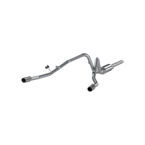 MBRP Aluminized Steel 2.5" Cat Back Dual Split Rear for 2004-2008 Ford F-150 4.6/5.4L EC/CC-SB - S5202AL
