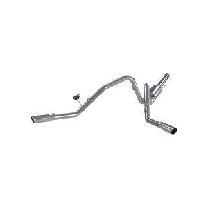 MBRP Aluminized Steel 2.5" Cat Back Dual Split Side for 2004-2008 Ford F-150 4.6/5.4L EC/CC-SB - S5204AL