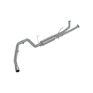 MBRP T409 Stainless Steel 2.5" Dual Cat-Back, 3" Single Side Exit for 2007-2008 Toyota Tundra 4.7L/5.7L V8, RC-8ft Bed/ EC-6.5ft Bed. & CC