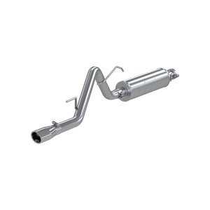 MBRP Aluminized Steel 2.5" Cat Back Single Side for 2002-2007 Jeep Liberty (KJ), 2.4L/ 3.7L - S5510AL