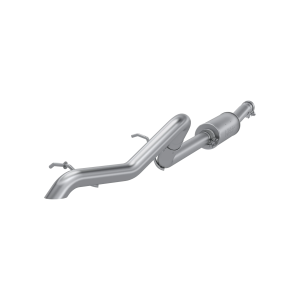 MBRP T409 Stainless Steel 2.5" Off-Road Tail Pipe Pre-Axle Muffler for 2007-2011 Jeep Wrangler (JK) 3.8L V6 4dr/2dr - S5514409