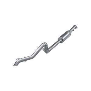 MBRP 2.5" Cat Back Exhaust for Jeep (2012-18) Wrangler/Rubicon (JK) 3.6L V6 2dr/4dr, Off-Road Tail Pipe, Single Rear Exit, Aluminized