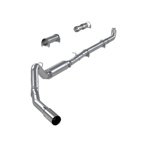 MBRP 4" Cat Back Exhaust for Chevy/GMC (2001-07) 2500/3500 Duramax, EC/CC, Single Side, T409 Stainless