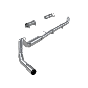 MBRP Aluminized Steel 4" Cat Back Single Side for 2001-2007 Chevrolet/GMC 2500/3500 Duramax, EC/CC - S6004AL