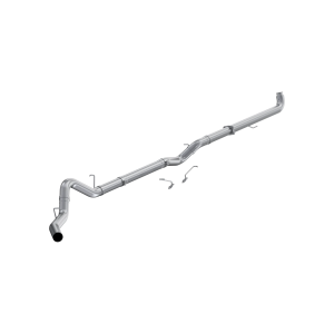 MBRP Aluminized Steel, 4" Downpipe-Back Single Side Exit - No Muffler for 2001-2004 Chevrolet/GMC 2500/ 3500, EC/CC, 6.6L Duramax - S6005PLM