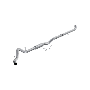 MBRP Aluminized Steel, 4" Downpipe-Back, Single Side Exit for 2001-2004 Chevrolet/GMC 2500/ 3500, EC/CC, 6.6L Duramax - S6005P