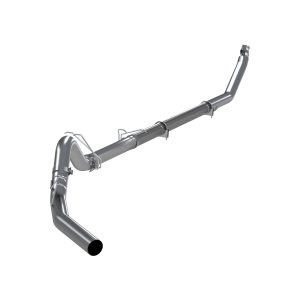 MBRP T409 Stainless Steel 4" Turbo Back Single Exit - No Muffler for 1998-2002 Dodge Ram 2500/3500 Cummins - S6100SLM