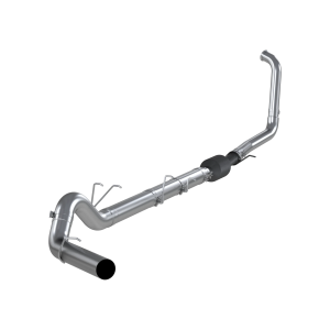 MBRP Aluminized Steel, 5" Turbo Back, Single Side Exit - No Muffler (Retains Factory or Approved Catalytic Convertor) for 2003-2007 Ford F-250/350 6.0L - S62240PLM