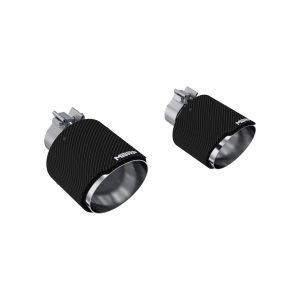 MBRP Tip, 2.125" ID, 5" OD Out, 7.25" Length, Single Wall Angle Cut, Sold In Pairs for Subaru/Toyota (2017-25) BRZ/GR86, Carbon Fiber