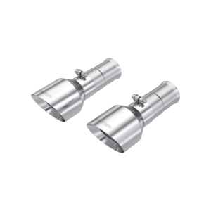 MBRP Tips, 5" OD Dual Wall Angle Cut, Sold in Pairs for Ram (2025-26) 1500, 3.0L SST, T304 Stainless