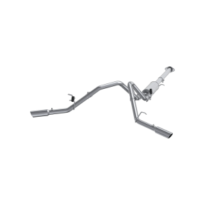 MBRP Aluminized Steel 2.5" Cat Back Dual Split Side for 2007-2008 Chevrolet/GMC 1500 (Next Gen.), CC, EC (excl. 8' bed) 4.8/5.3L/6.0L - S5038AL
