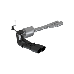 MBRP 3" Cat Back Exhaust for Chevy/GMC (2022) 1500 Silverado/Sierra 5.3L (LTD/Limited), Pre-Axle Dual Side Exit, Black-Coated Aluminized