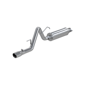 MBRP Aluminized Steel 2.5" Cat Back Single Side for 2002-2007 Jeep Liberty (KJ), 2.4L/ 3.7L - S5510AL