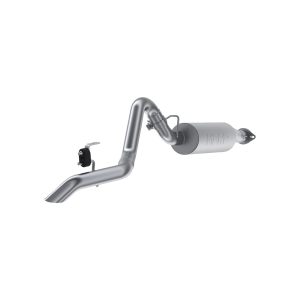 MBRP 2.5" Cat Back Exhaust for Jeep (2004-06) Wrangler (TJ) Unlimited, 4.0L I-6, Single, Aluminized