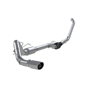 MBRP Aluminized Steel 4" Turbo Back Single Side Exit (Retains Factory or Approved Cat) for 2003-2007 Ford F-350/450/550 6.0L Cab & Chassis - S6240AL