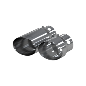 MBRP Tip 4" inlet 5" Tip Cover Set - 6.75", 9.75" length for Ford (2008-26) F-250/350/450 6.4L/6.7L PowerStroke, T304 Stainless