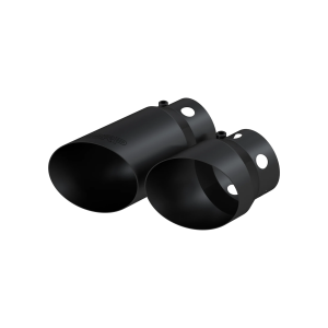MBRP Tip 4" Inlet, 5" Outlet Tip Cover Set - 6.75", 9.75" length for Ford (2008-26) F-250/350/450 6.4L/6.7L PowerStroke, Black-Coated