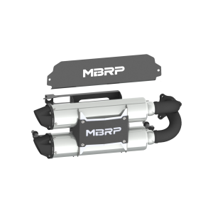 MBRP Stacked Dual Slip-on, Performance Series for Polaris (2020-26) RZR Pro XP