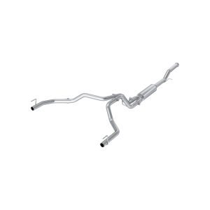 MBRP 3" Cat-Back Exhaust for Cadillac (2021-26) Escalades, ESV, 6.2L. Excludes V-Series, 2.5" Dual Split Rear, T304 Stainless
