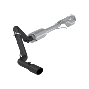 MBRP 3" Cat-Back Exhaust for Chevy/GMC (2019-26) 1500 Silverado/Sierra 2.7L, Single Side Exit, Black-Coated Aluminized