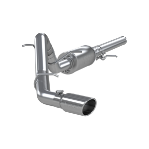 MBRP Aluminized Steel 3" Cat Back Single Side Exit for 2019 Chevrolet/GMC 1500 Silverado/ Sierra 4.3L V6, 5.3L V8 Limited (LD) - One-piece driveshaft only