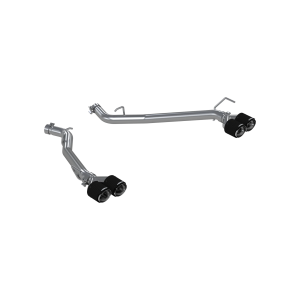 MBRP Axle-Back Exhaust for Ford (2020-26) Explorer ST/Platinum/King Ranch, Lincoln Aviator, 3.0L EcoBoost, 2.5" Dual Rear, Quad Carbon Fiber Tips, T304 Stainless