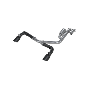 MBRP 2.5" Resonator-Back Exhaust for Ford (2021-24) Bronco Sport 2.0L EcoBoost, Dual Split Rear, Black-Coated Aluminized