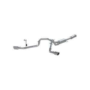 MBRP 3" Cat-Back Exhaust for Ford (2021-26) F-150 2.7L/3.5L EcoBoost, 5.0L, 2.5" Dual Split Side, T409 Stainless