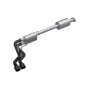 MBRP 3" Cat-Back Exhaust for Ford (2021-26) F150, 2.7L EcoBoost, 3.5L EcoBoost, 5.0L, 2.5" Dual Pre-Axle, Street Profile, Black-Coated Aluminized