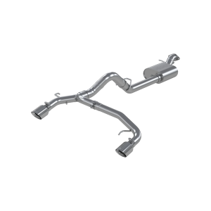 MBRP 3" Cat-Back Exhaust for Ford (2021-26) Bronco 2.3L/2.7L EcoBoost, 2-Door/4-Door, 2.5" Dual Split Rear Exit, Aluminized