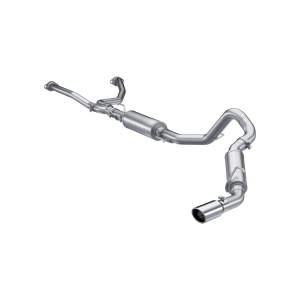MBRP 2.5" Dual Cat-Back Exhaust for Toyota (2022-26) Tundra 3.4L, 3" Single Side Exit, Aluminized