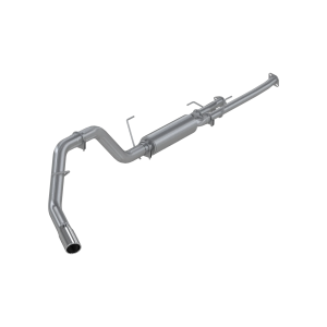 MBRP Aluminized Steel 2.5" Dual Cat-Back, 3" Single Side for 2009-2021 Toyota Tundra 4.6L/ 5.7L, RC-8ft Bed/ EC-6.5ft Bed. & CC