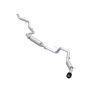 MBRP 3" Cat-Back Exhaust for Toyota (2024-26) Tacoma 2.4L (Excl. Leaf Spring Trucks), Single Side Exit with Carbon Fiber Tip, T304 Stainless