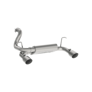 MBRP 2.5" Axle Back Exhaust for Jeep (2018-26) Wrangler (JL) 2-DR/4-DR, 3.6L, Dual Rear Exit, T409 Stainless
