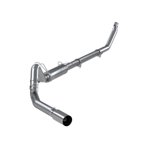 MBRP T304 Stainless Steel Turbo Back 4" Single Side for 1998-2002 Dodge Ram 2500/3500 5.9L Cummins; Turbo Back