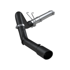 MBRP 4" Filter Back Exhaust for Ford (2008-10) F-250/350/450 6.4L Powerstroke, Single Side Exit, Black-Coated Aluminized