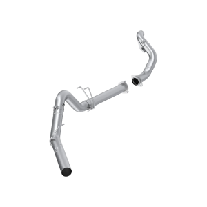 MBRP 4" Fitler Back Exhaust for Ford (2015-16) F-250/F-350/F-450, 6.7L PowerStroke, CC/SC, Single Side Exit - no muffler - with Carb Approved Downpipe EO# D-763-1, Aluminized