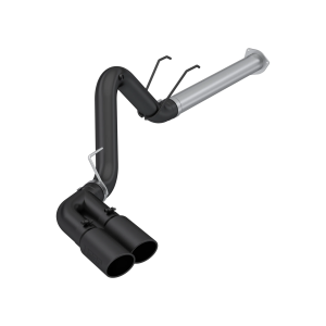 MBRP 4" Filter Back Exhaust for Ford (2017-26) F-250/350/450 6.7L, Single Side Dual Exit, Black-Coated Aluminized