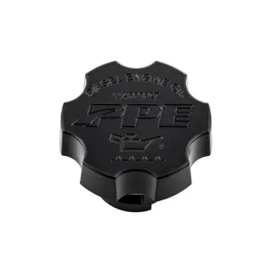 PPE Billet Aluminum Engine Oil Filler Cap for Chevy/GMC (2017-26) 3.0L/6.6L Duramax (Black)