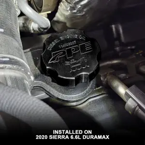 Pacific Performance Engineering - PPE Billet Aluminum Engine Oil Filler Cap for Chevy/GMC (2017-26) 3.0L/6.6L Duramax (Raw) - Image 4
