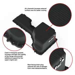 Pacific Performance Engineering - PPE Heavy-Duty Cast Aluminum Engine Oil Pan for Chevy/GMC (2020-26) 6.6L Duramax (Raw) - Image 10