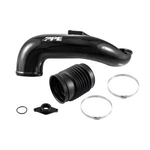 Pacific Performance Engineering - PPE Zilla Carbon Fiber Turbo Inlet Upgrade Kit for Chevy/GMC (2011-16) 6.6L Duramax LML (Carbon Weave) - Image 3