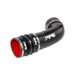 PPE Zilla Carbon Fiber Turbo Inlet Tube for Chevy/GMC (2020-26) 6.6L Duramax (Forged Carbon)
