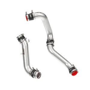 PPE Hot and Cold Side Intercooler Charge Pipe Kit for Chevy/GMC (2017-19) 6.6L Duramax (Brushed)