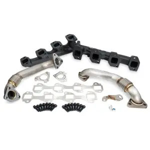 Pacific Performance Engineering - PPE High-Flow Exhaust Manifold and Up-Pipe Kit for Chevy/GMC (2001-04 (FED / 2001 CA)) 6.6L Duramax (Silver Ceramic Coating) - Image 2