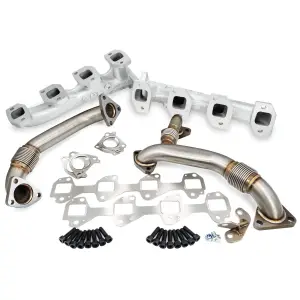 Pacific Performance Engineering - PPE High-Flow Exhaust Manifold and Up-Pipe Kit for Chevy/GMC (2004.5-05) 6.6L Duramax (Black Ceramic Coating) - Image 3