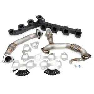 Pacific Performance Engineering - PPE High-Flow Exhaust Manifold and Up-Pipe Kit for Chevy/GMC (2011-16) 6.6L Duramax (Silver Ceramic Coating) - Image 3